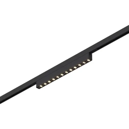 ST666.436.10 Магнитный трековый светильник Черный LED 1*10W 3000K 430Lm Ra>90  IP20 L196xW10xH18 24V