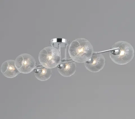 IL0701-8CSQ-24 CR ARIES светильник потолочный ILLUMICO, E14х8