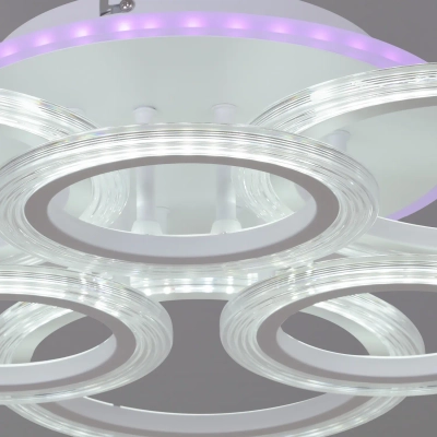 09812-3.3-3+3A WH (RGB) светильник потолочный Reluce, LED