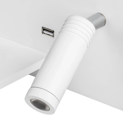 808546 Бра MURO 4,5W+3W LED 360LM+240LM БЕЛЫЙ 3000K