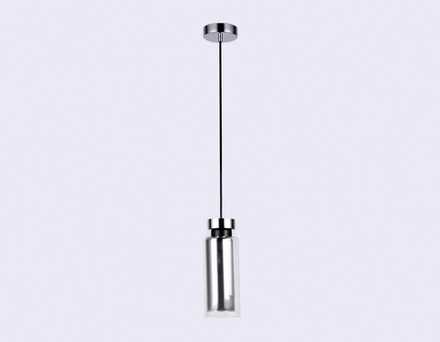 Подвесной светильник со сменной лампой TR3572 CH/SM хром/дымчатый E14 max 40W D100*1050
