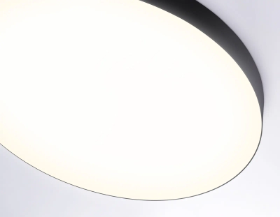 Светильник светодиодный потолочный FV5537 BK черный LED 90W 3000K D600*58 (Без ПДУ)
