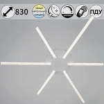 06537-0.3-3+3 WH светильник потолочный Reluce, LED