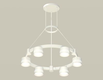 Комплект подвесного светильника с акрилом XR92031203/6 SWH/FR белый песок/белый матовый GX53 (A9203, C9231, N8477)