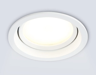Светильник встраиваемый TN6651 WH белый IP44 GX53 D110*48