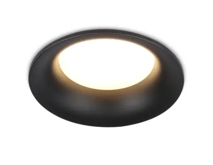 Светильник встраиваемый TN51811 BK черный GX53 max 15W D105*36