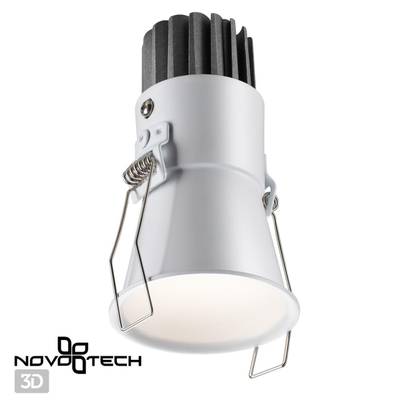 358906 SPOT NT22 268 белый Встраиваемый светодиодный светильник с переключателем цветовой температуры IP20 LED 3000К\4000К\6000К 7W 220V LANG