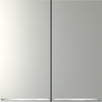 VLS020205 Выключатель встраиваемый VOLTUM S70 двухклавишный с подсветкой 10А, (сталь). (ТМ Maytoni)