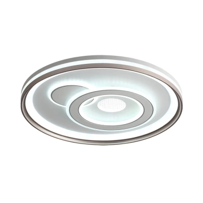 7785/85L PIKO LED SN 607 Светильник металл/белый/бронза LED 85Вт 3000-6500K D490 IP20 пульт ДУ GEMINI