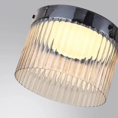 5047/24LC L-VISION ODL24 439 черный/светл.янтарный/металл/стекло Потолочный светильник LED 24W 4000К 2715Лм PILLARI