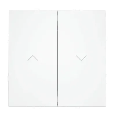 VLS020702 Выключатель встраиваемый VOLTUM S70 для жалюзи 10А, (белый матовый). (ТМ Maytoni)