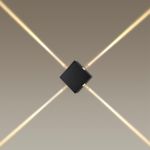 4259/8WL HIGHTECH ODL21 383 черный/металл Настенный светильник IP20 LED 8W 299Лм 3000K VISTA