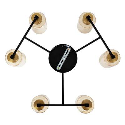 Потолочная люстра Arte Lamp LEO A7027PL-6BK, 6хE14