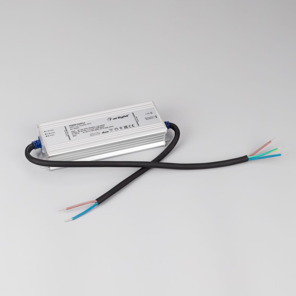 Блок питания ARPJ-LG-564200-PFC (150W, 25-56V, 1.7-4.2A) (Arlight, IP67 Металл, 5 лет) Блок питания ARPJ-LG-564200-PFC (150W, 25-56V, 1.7-4.2A) (Arlight, IP67 Металл, 5 лет)