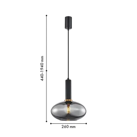 Подвес Dubbel 4359-1P, 1*E27*40W. ТМ F-Promo