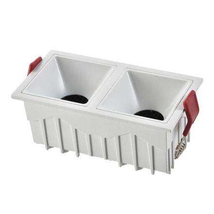 ST757.538.20 Св-к встр. Белый LED 2*10W 60° IP20 L65xW126xH52 85-265V В комплекте