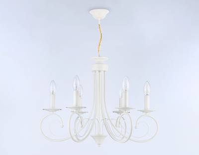 Светильник подвесной TR9611/6 WH белый E14/6 max 40W D560*650