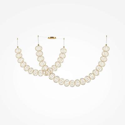 Подвесной светильник Golden Cage 3000К 107Вт, MOD216PL-L55G3K. TM Maytoni