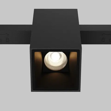 Трековый светильник Альфа / Alfa Exility 3000K 7Вт 50°, TR121-2-7W3K-B. TM Maytoni