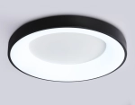 Потолочный светодиодный светильник FZ1403 BK черный IP20 48W 3000K-6500K D500*50 (ПДУ ИК)