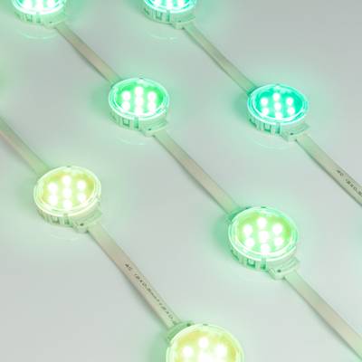 Модуль управляемый SPI-F7-D50 24V RGB-RAM-Auto (1.25W, IP68, 120 deg) (Arlight, Пластик, 3 года)