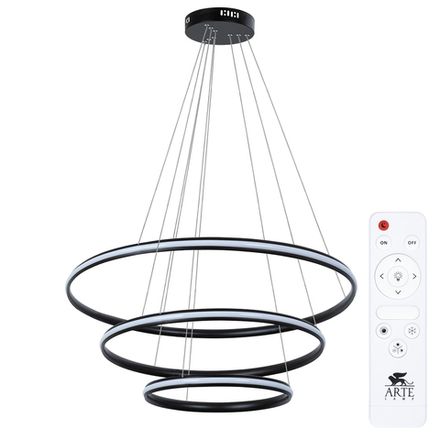 Подвесная люстра Arte Lamp MERIDIANA A2198SP-3BK, 1хLED
