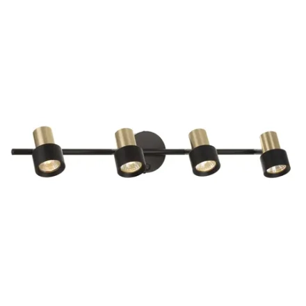 Citilux SAT CL505641 Спот поворотный с выключателем Чёрный+Золото
