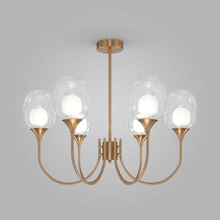 Умный потолочный светильник 70217/6 латунь