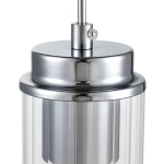 8102/1A COMFI LN26 408 хром/прозрачный металл/металл Подвес Е14 1*40W 220V ISHA