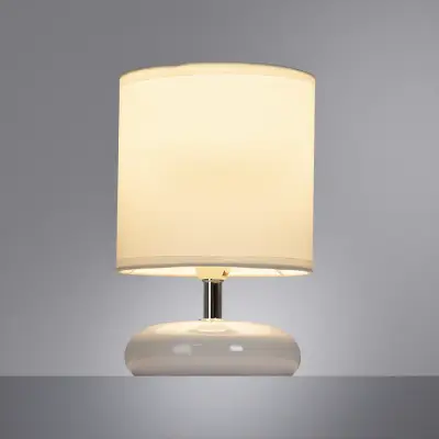 Декоративная настольная лампа Arte Lamp HADAR A3463LT-1WH, 1хE14