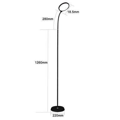 00071-0.7-01 BK светильник напольный