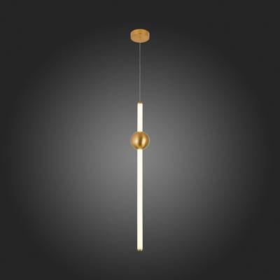 SL1222.213.01 Светильник подвесной ST-Luce Золотистый/Золотистый, Белый LED 1*18W 4000K