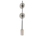 08451-2F,19(01) Торшер Велси черный/белый d32 h165 Led 2*6W (3000K) (комплект состоит из 2х коробок)