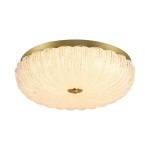 7719/48L PIKO LED SN 567 Светильник металл/стекло/прозрачный/золотой LED 48Вт 3000-6500K D400 IP20 пульт ДУ TESORO