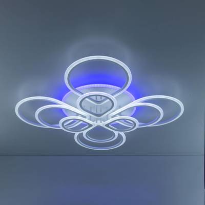 Citilux Транай Смарт CL235A200E RGB Умная люстра Белая