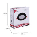 53026-9.0-001RLD GX53 BK светильник точ.