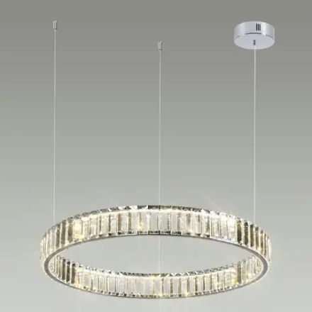 4930/36L L-VISION ODL24 591 хром/прозрачный металл/хрусталь Люстра LED 36W 4000K 4280Лм VEKIA