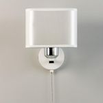 Citilux Тильда CL469415 Бра с абажуром и выключателем Белое