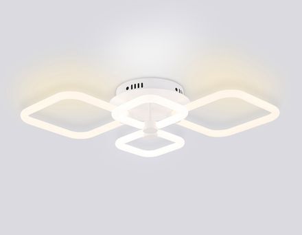 Потолочный светодиодный светильник с пультом FA3822/4 WH белый 3000K-6400K 86W 720*430*130 (ПДУ ИК)