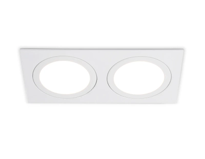 Светильник встраиваемый TN6612/2 WH белый IP44 GX53/2 max 15W 215*110*24