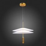 SL6101.203.01 Люстра подвесная ST-Luce Золотистый/Белый LED 1*10W 3000K