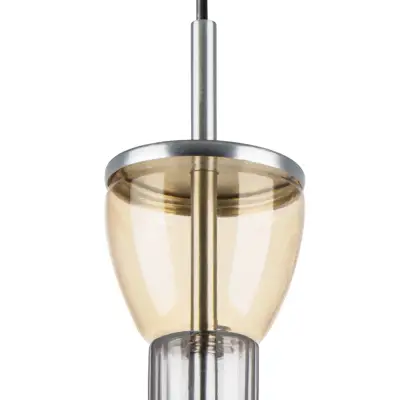 814003 Люстра BELLE LED 1х8W 450LM АЛЮМИНИЙ/МУЛЬТИКОЛОР 3000K Lightstar