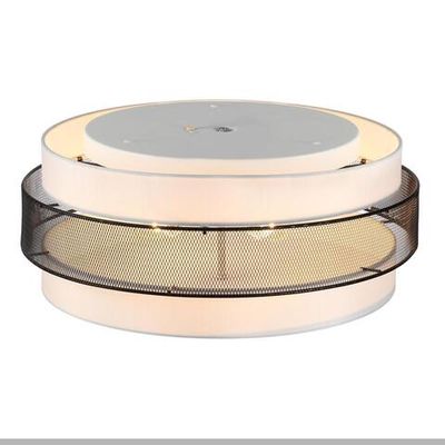 8002/6C MODERNI LN25 159 белый, черный металл/металл, текстиль Потолочный светильник Е27 6*60W 220V ANIMAISA