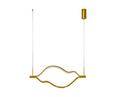 08258-100,36P Подвес Линн латунь w103*3 h200 Led 32W (3000K)