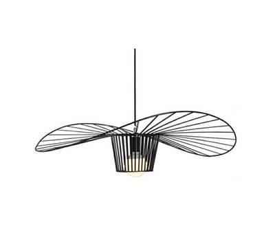07696-80,19 Подвес Строу черный d80 h200 Е27 1*40W