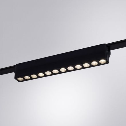 Магнитный трековый светильник Arte Lamp RAPID A6154PL-1BK, 1хLED