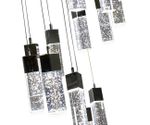 08510-15A,02(4000K) Люстра каскадная Аква хром d50 h500 PowerLed 75W (4000K)