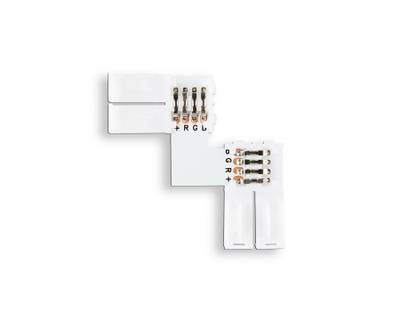 Соединитель угловой L для светодиодной ленты 5050 12/24V (4 конт.) GS6701 (10шт)