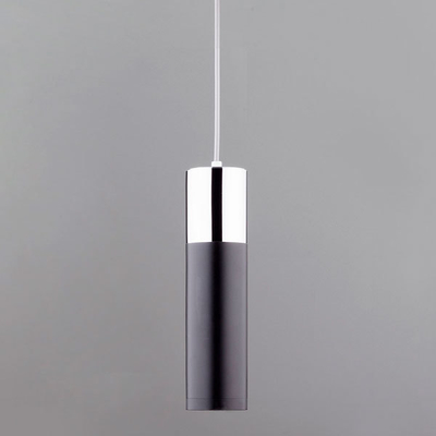 LED светильник подвесной в стиле лофт 50135/1 LED хром/черный, LED