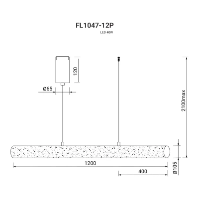 Подвесной светильник Charme FL1047-12P, LED